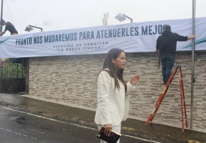 La alcaldesa de Arraiján, Stefany Peñalba, dijo que "el edificio en que actualmente funciona la alcaldía “está enfermo y es un riesgo seguir trabajando allí” .