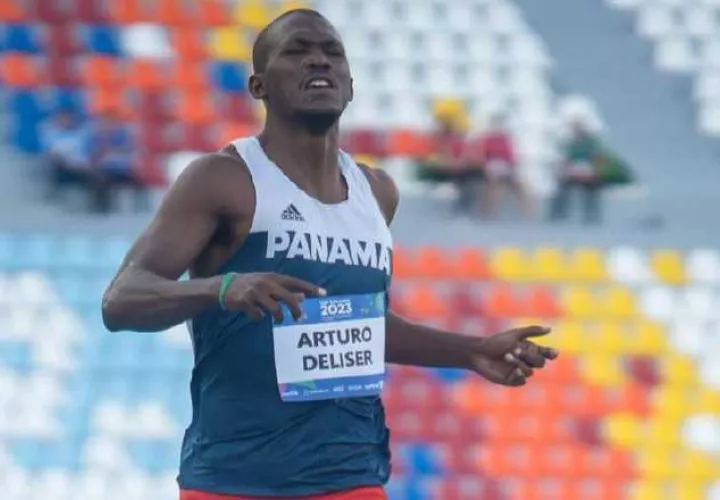 Arturo Deliser, corredor de los 100 metros planos. Foto: Instagram