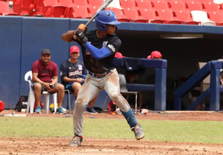 Panamá U18, durante los entrenamientos en el estadio Rod Carew.  Foto: Fedebeis