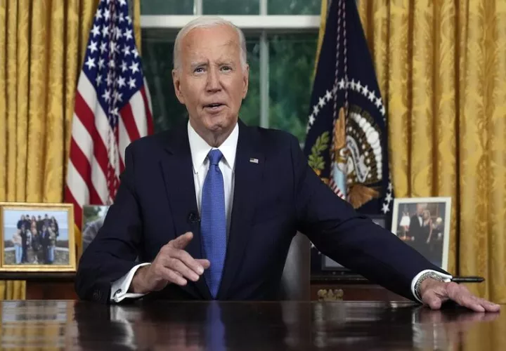 Biden solo ha dado cuatro discursos a la nación, entre ellos el del miércoles. Foto: EFE