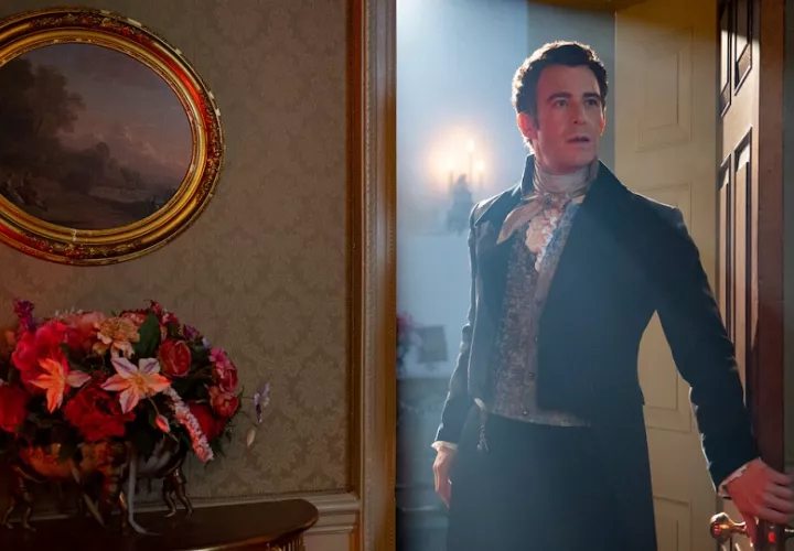 Luke Thompson como Benedict Bridgerton. Foto: Liam Daniel / Netflix