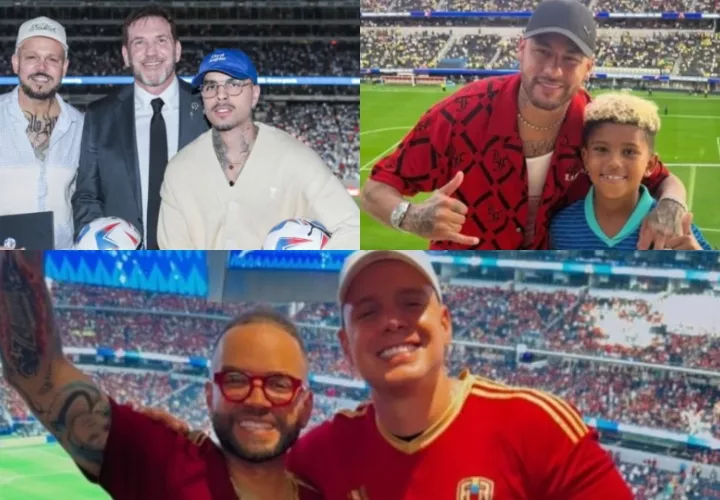 Celebridades en la Copa América 2024. Fotos: Cortesía