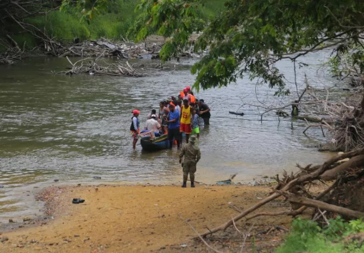 Migrantes que cruzaron la selva del Darién. Foto: Cortesía
