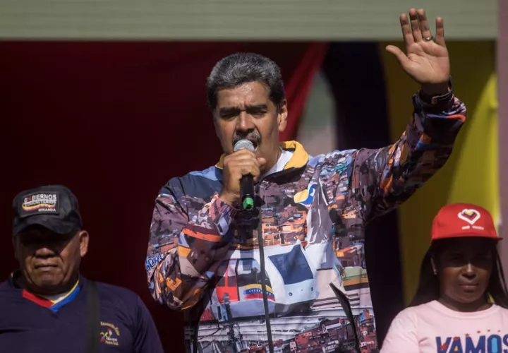 El Gobierno de Maduro denuncia presión internacional. Foto: EFE 