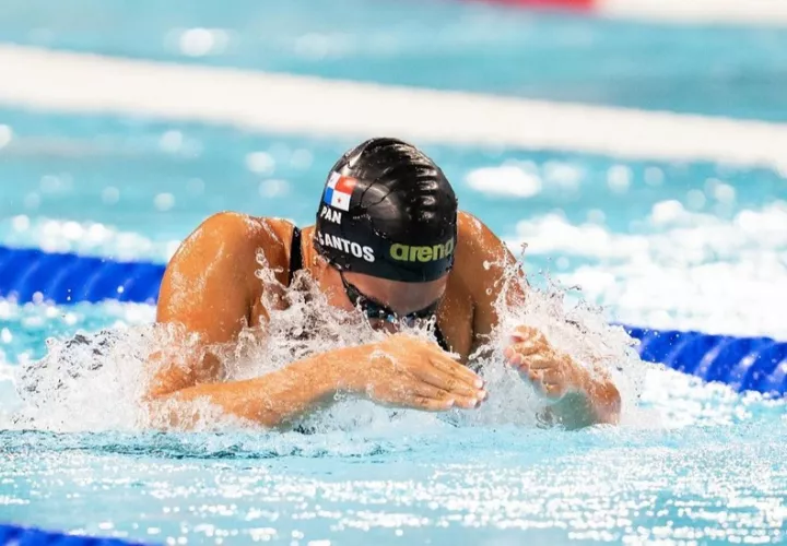 Emily Santos durante su participación en los Juegos Olímpicos de París. Foto: Cortesía/COP