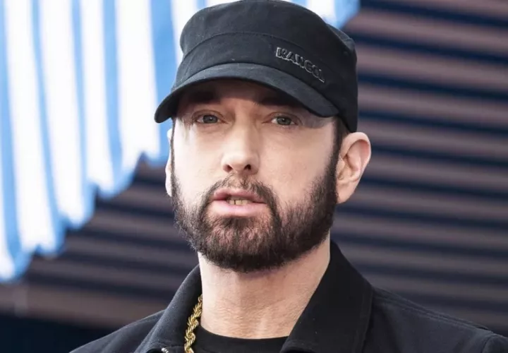 El rapero Eminem. Foto: EFE / EPA / Etienne Laurent