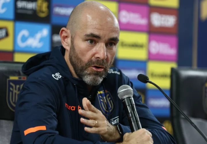 Félix Sánchez, técnico de Ecuador. Foto: EFE