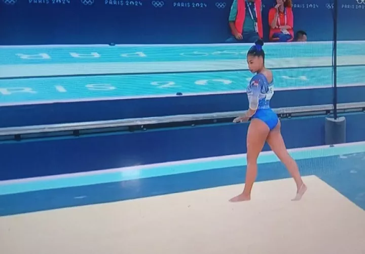 Hillary Heron, durante su participación en los Juegos Olímpicos de París. 