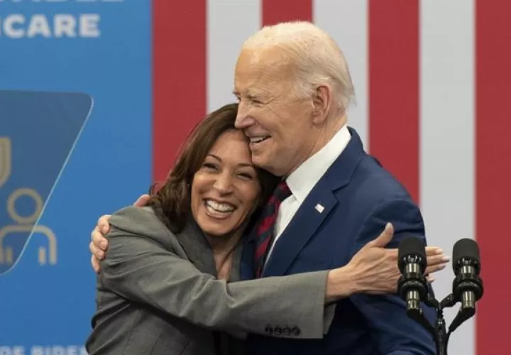 Kamala Harris y Joe Biden. Foto: EFE