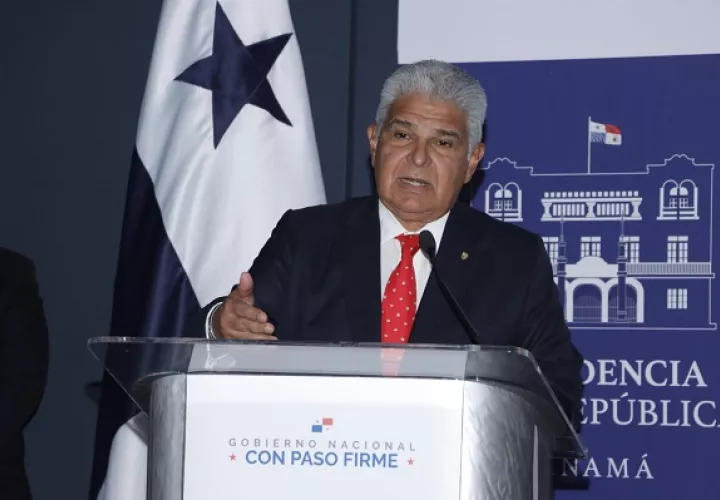 Presidente José Raúl Mulino. 