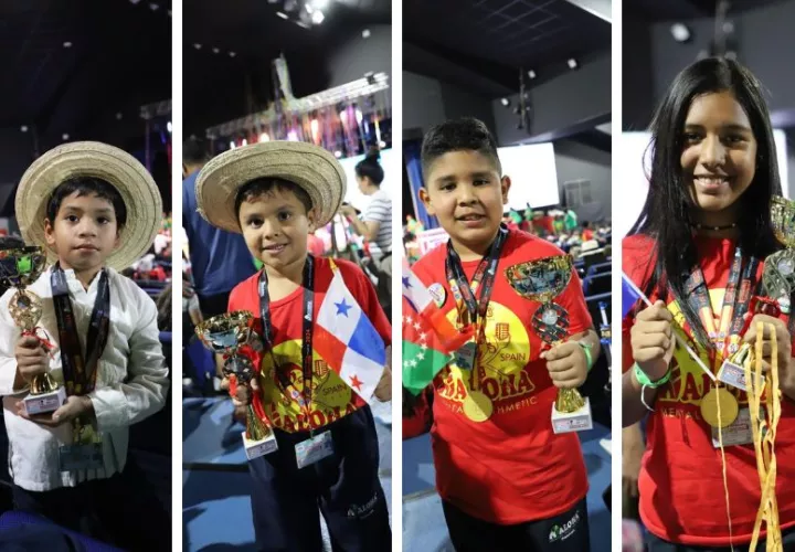 Cuarenta y nueve niños se coronan campeones en el Mundial de Cálculo Mental. Fotos: Cortesía 