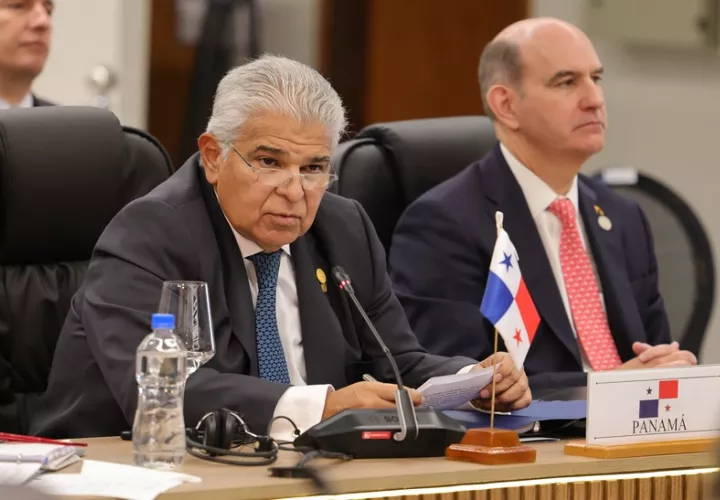 El presidente José Raúl Mulino reiteró el interés de Panamá en  trabajar un tratado de libre comercio. Foto: Cortesía