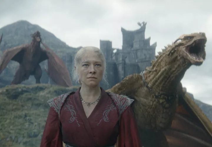 La Reina Rhaenyra y su ejército de dragones. Foto: Max