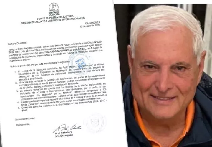 El expresidente se encuentra asilado en la embajada de Nicaragua, tras denunciar persecusión política.