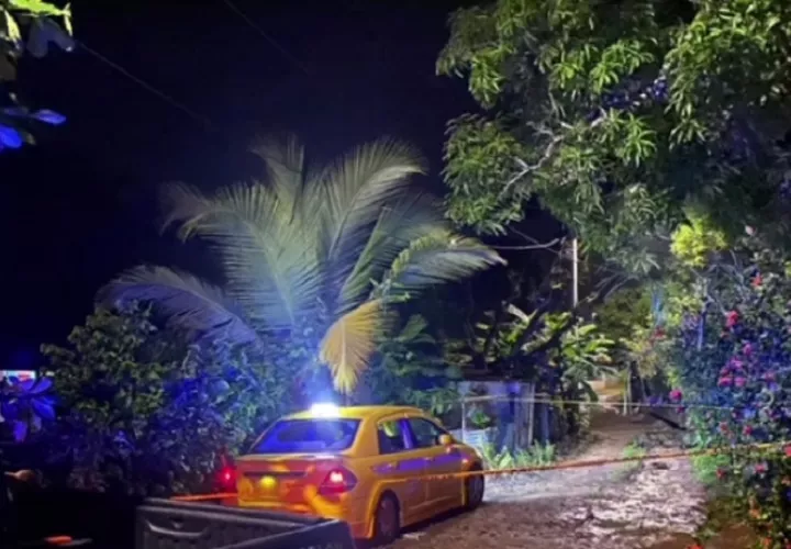 El crimen fue en la comunidad de San Pedro en Cativá. Foto: Diomedes Sánchez  
