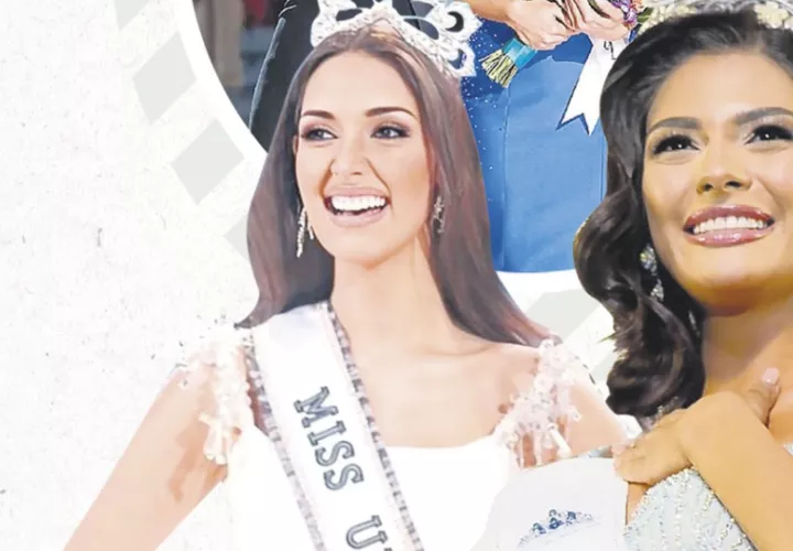 Amelia Vega (Miss Universo 2003) y Sheynnis Palacios (Miss Universo 2023). Foto: Facebook / Miss Universe