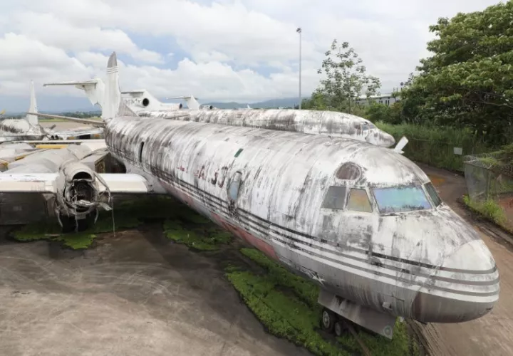 Las aeronaves están en desuso. Foto: Cortesía
