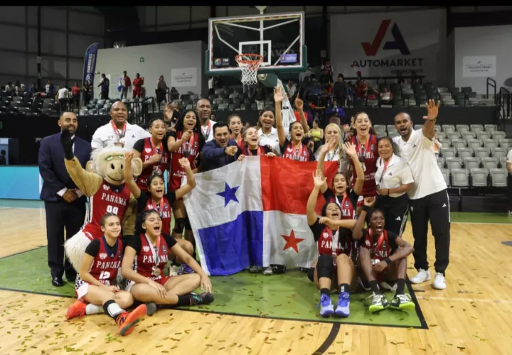Panamá quedó en el segundo lugar del Centrobasket Femenino U15. Foto: Fepaba