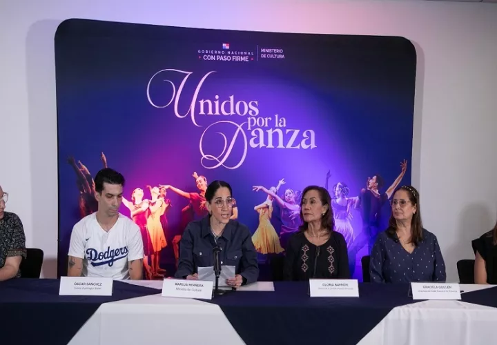 Conferencia de prensa de 'Unidos por la Danza'. Foto: Ministerio de Cultura