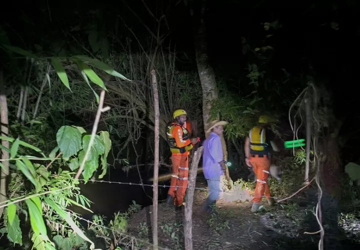 Los dos hombres intentaron  cruzar el río para llegar a su hogares.