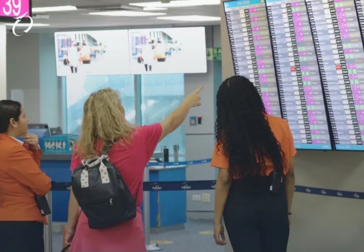 Los sistemas de registro de las aerolíneas sufrieron algunas afectaciones. Foto: Cortesía 