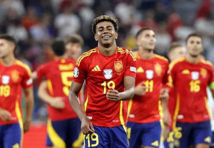 Lamine Yamal, el español tuvo un buen partido contra Francia. Foto: EFE