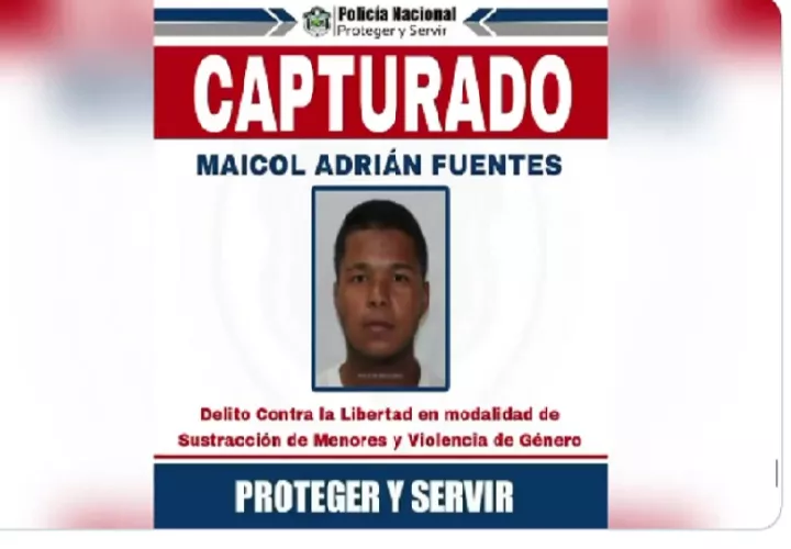 La policía Nacional y la Dirección de Investigación Judicial llevaron a cabo sendos operativos para capturar al hombre que sustrajo  al bebé Alexis Ariel Vega Sánchez. Foto. Proteger y Servir
