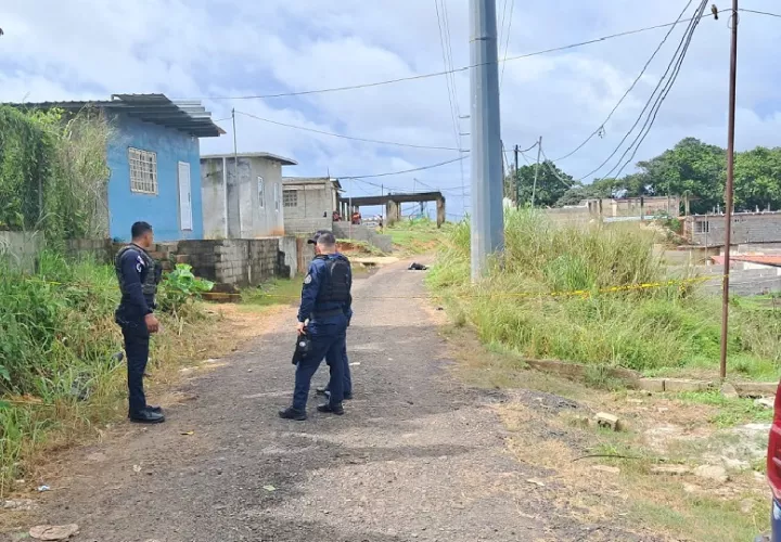 Las autoridades llevan a cabo las investigaciones para dar con los responsables del asesinato en Villa del Caribe. Foto. Diomedes Sánchez