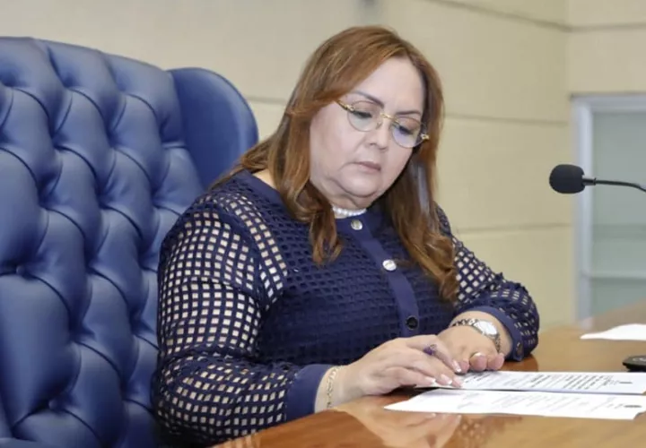 Dana Castañeda trata de mejorar la imagen de la Asamblea. Foto: Cortesía