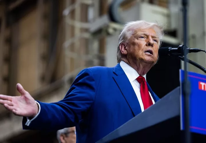 Trump busca su segundo mandato en la Casa Blanca. Foto: EFE