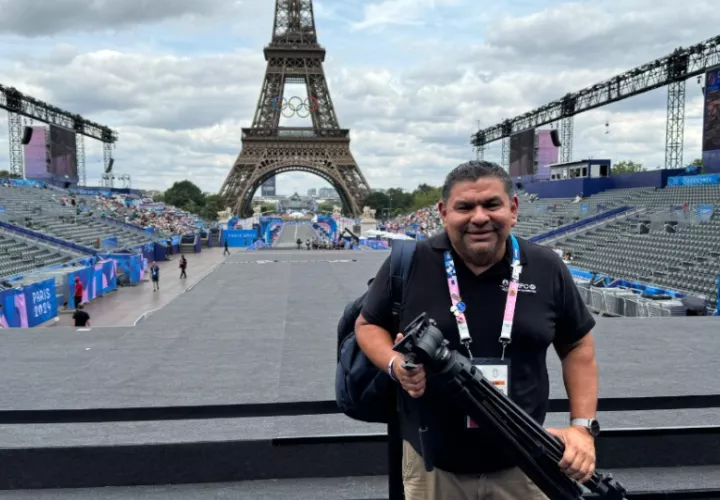 Edgardo Vidal en los Juegos Olímpicos París 2024. Foto: Cortesía