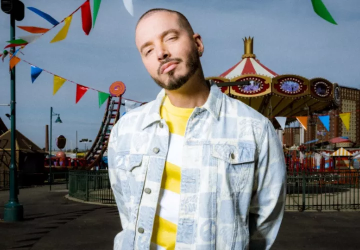 El colombiano J Balvin en Miami Beach, Florida (EE.UU). Foto: EFE / Univision