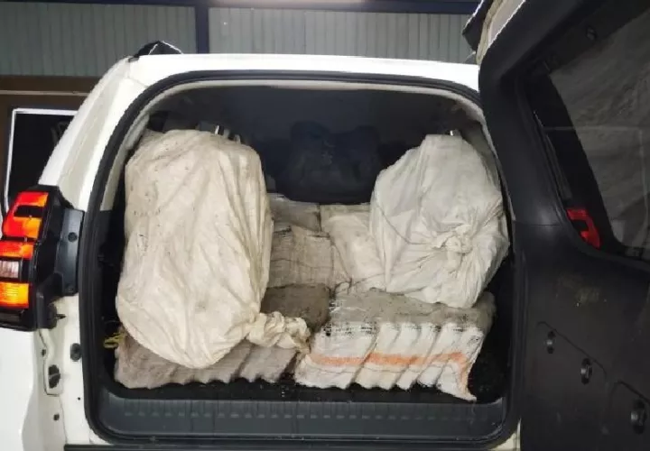 Las autoridades buscan a una segunda implicada en el transporte de droga. Foto. Eric Montenegro