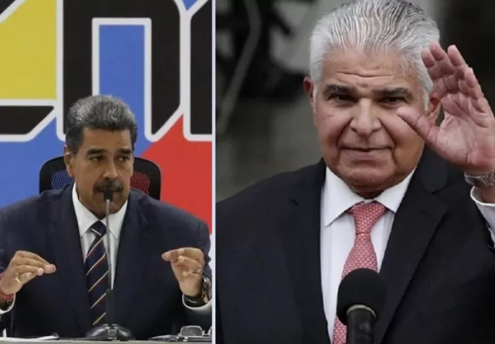 Nicolás Maduro y José Raúl Mulino. Fotos: Archivo