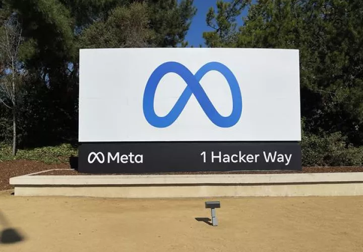 Logo de Meta. EFE