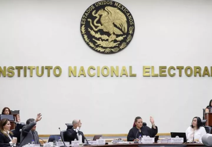Sesión extraordinaria del Consejo General del INE. Foto: EFE