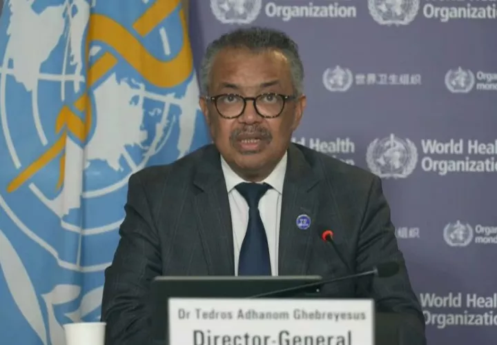 Tedros Adhanom Ghebreyesus, director general de la OMS. Foto: EFE