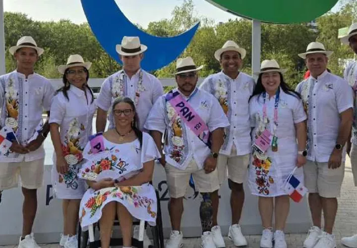 Representación panameña en los Juegos Paralímpicos de París 2024. Foto: @Coparalimpicopan