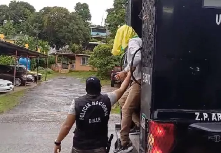  Fue detenido en el sector de "La Omar" corregimiento de Burunga, distrito de Arraiján. Foto:Eric Montenegro