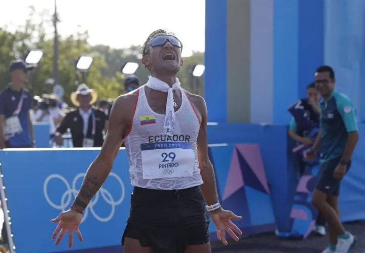 El atleta ecuatoriano Brian Daniel Pintado. Foto: EFE