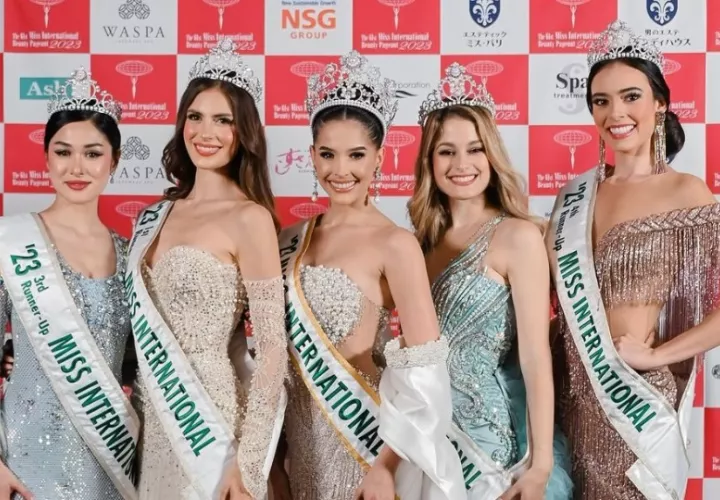 Top 5 del Miss International 2023. Foto: Instagram / @missinternationalofficial