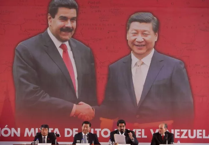 Los presidentes chino, Xi Jinping, y venezolano, Nicolás Maduro. Foto: EFE