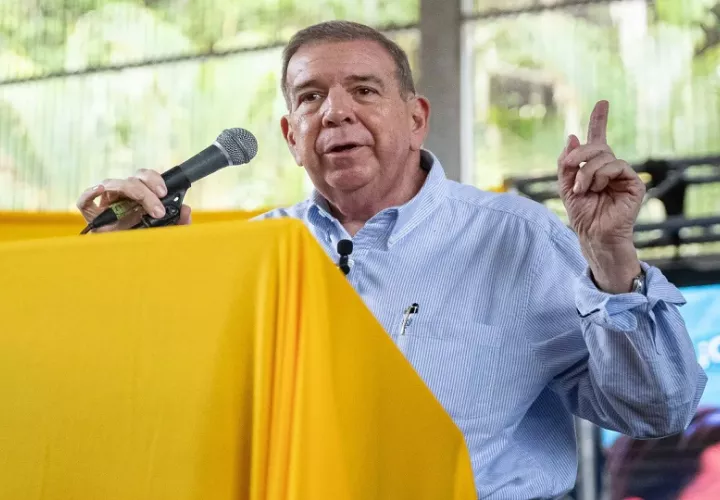 Candidato a la Presidencia de Venezuela por la Plataforma Unitaria Democrática (PUD), Edmundo González Urrutia. Foto: EFE