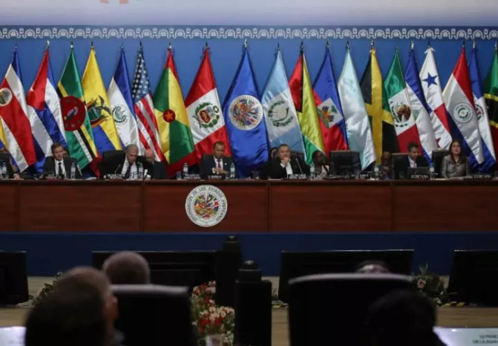 Asamblea General de la Organización de los Estados Americanos (OEA). Foto: Archivo
