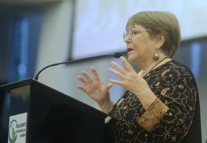 Michelle Bachelet visitó esta semana Panamá. Foto: EFE 