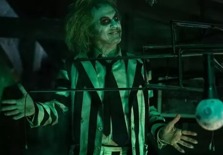 Michael Keaton como Beetlejuice. Foto: Internet
