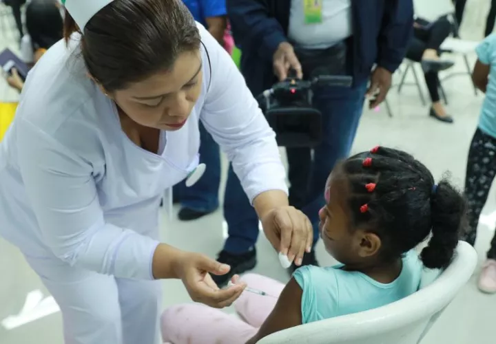 La vacuna va dirigida a niños de 1 a 4 años de edad. Foto: Cortesía
