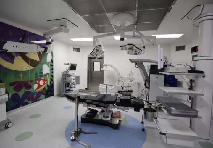 Instalaciones del Hospital Pediátrico de Alta Complejidad. Foto: EFE