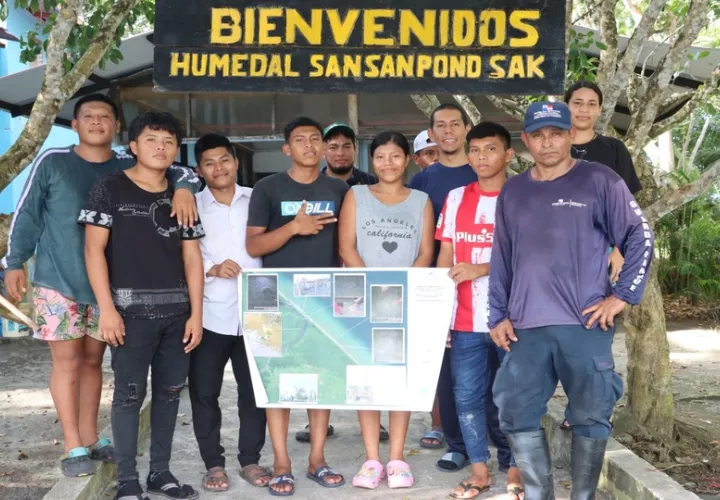 El trabajo en equipo es fundamental para la protección de  San San Pond Sak. Foto: Cortesía