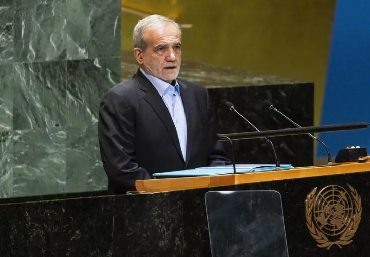 El presidente iraní, Masoud Pezeshkian condenó los hechos. Foto: EFE